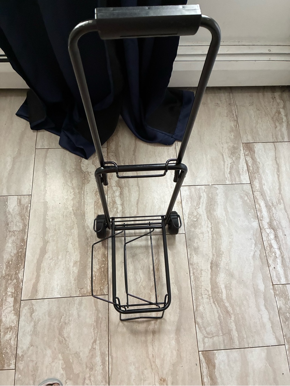 Folding Metal Hand Truck / Cart in Black
